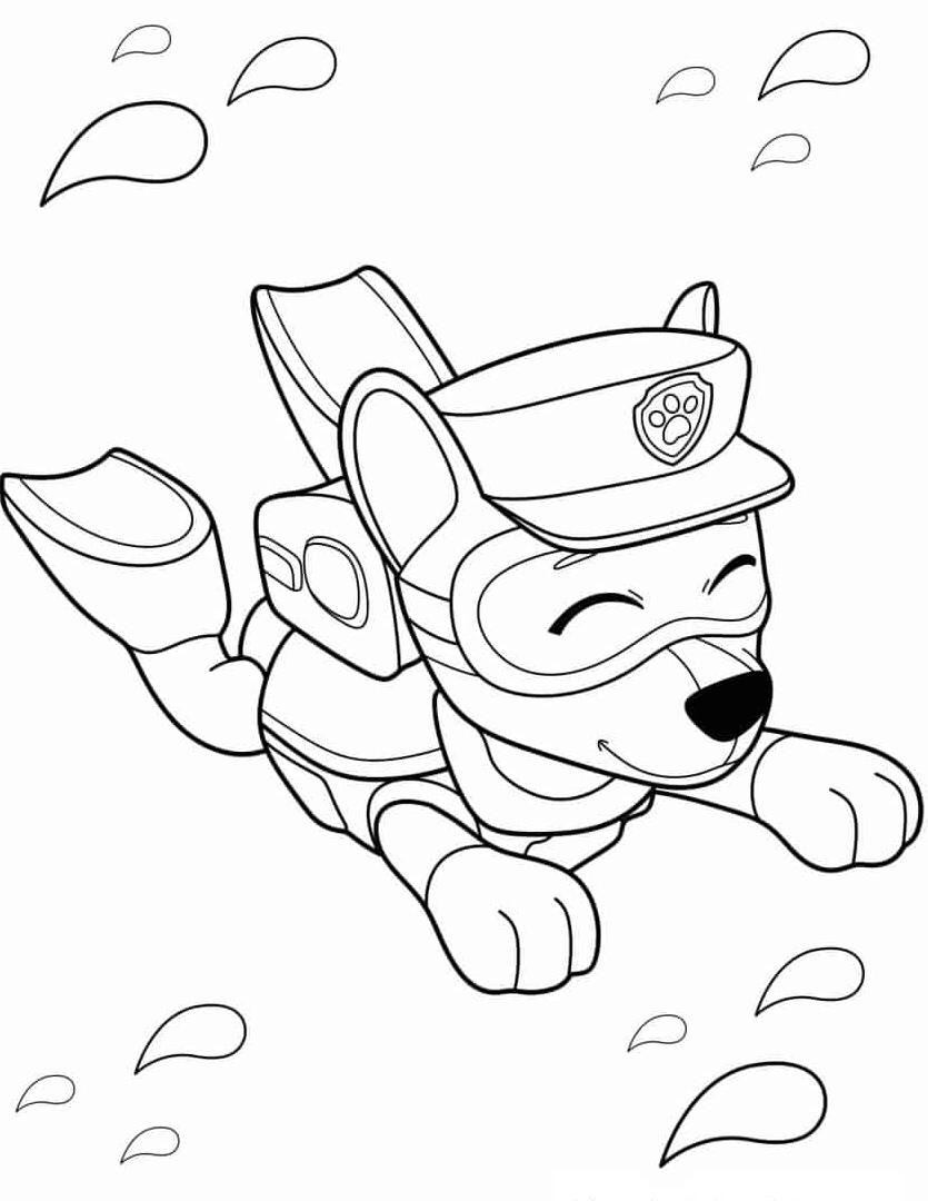 160+ Skye Paw Patrol Coloring Page Ideas for Adventure 153