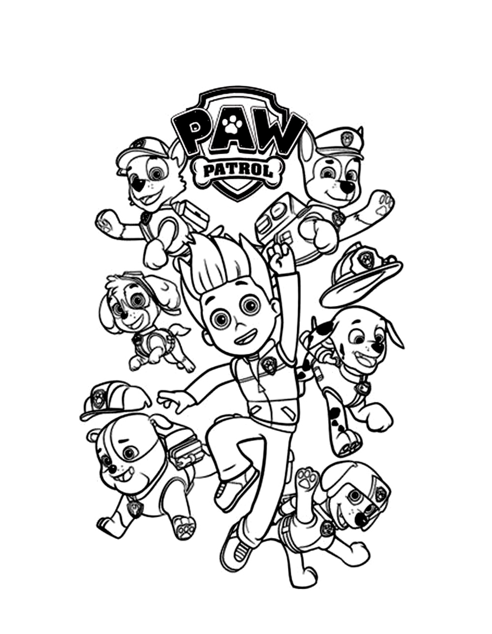 160+ Skye Paw Patrol Coloring Page Ideas for Adventure 20