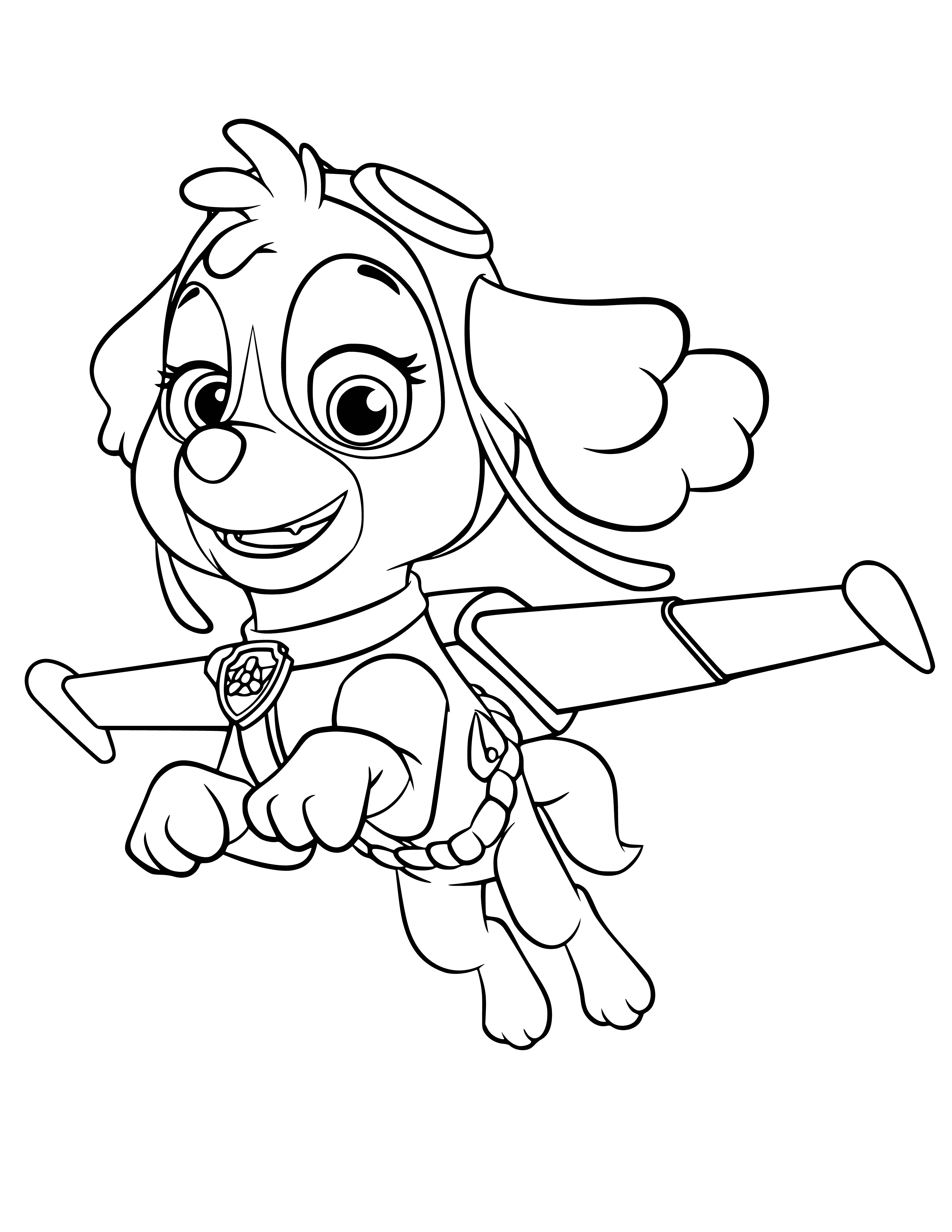 160+ Skye Paw Patrol Coloring Page Ideas for Adventure 26