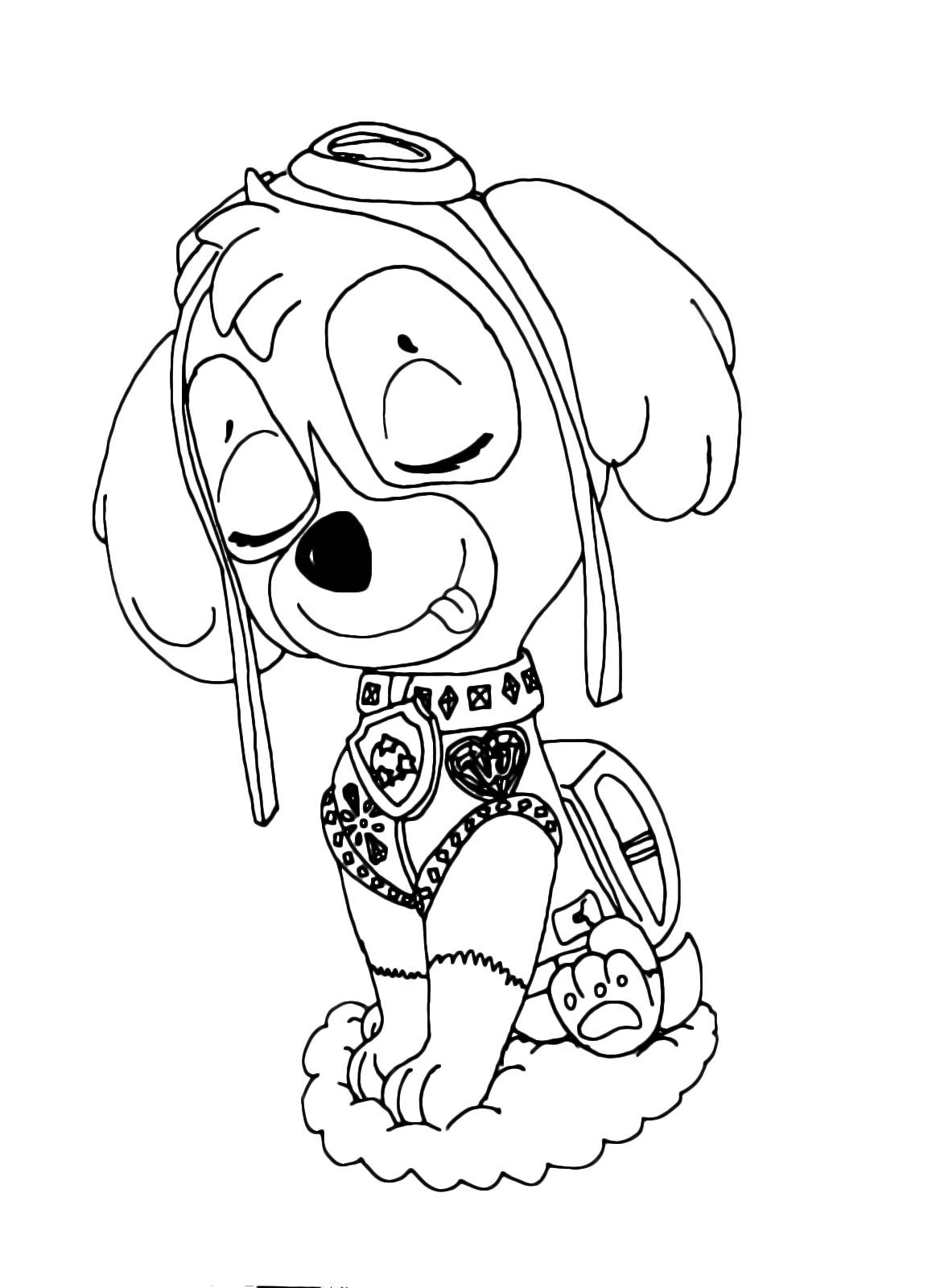 160+ Skye Paw Patrol Coloring Page Ideas for Adventure 28