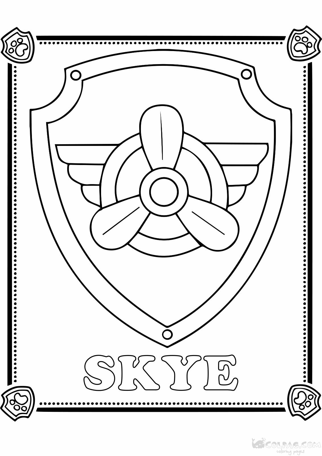 160+ Skye Paw Patrol Coloring Page Ideas for Adventure 29