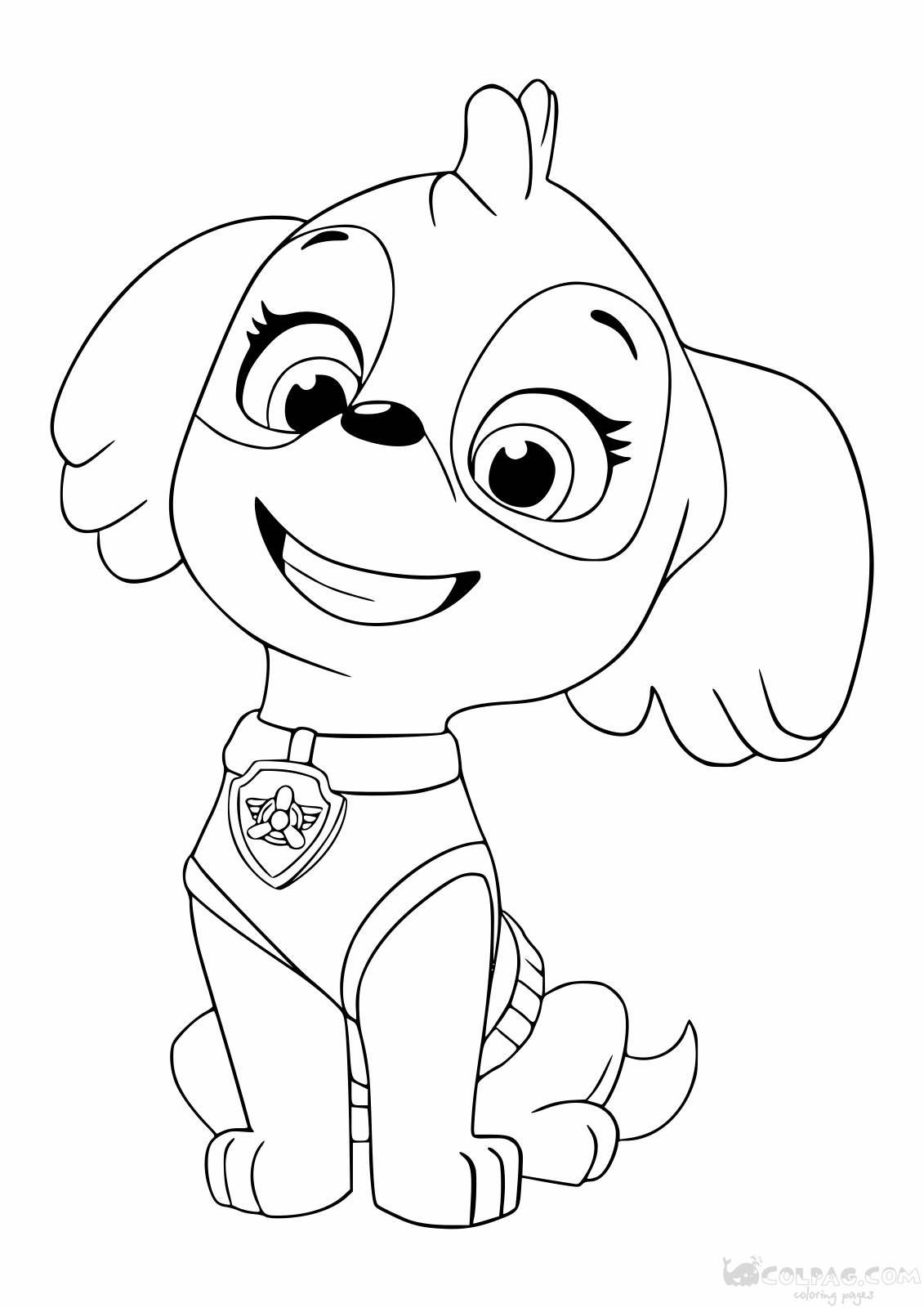 160+ Skye Paw Patrol Coloring Page Ideas for Adventure 34