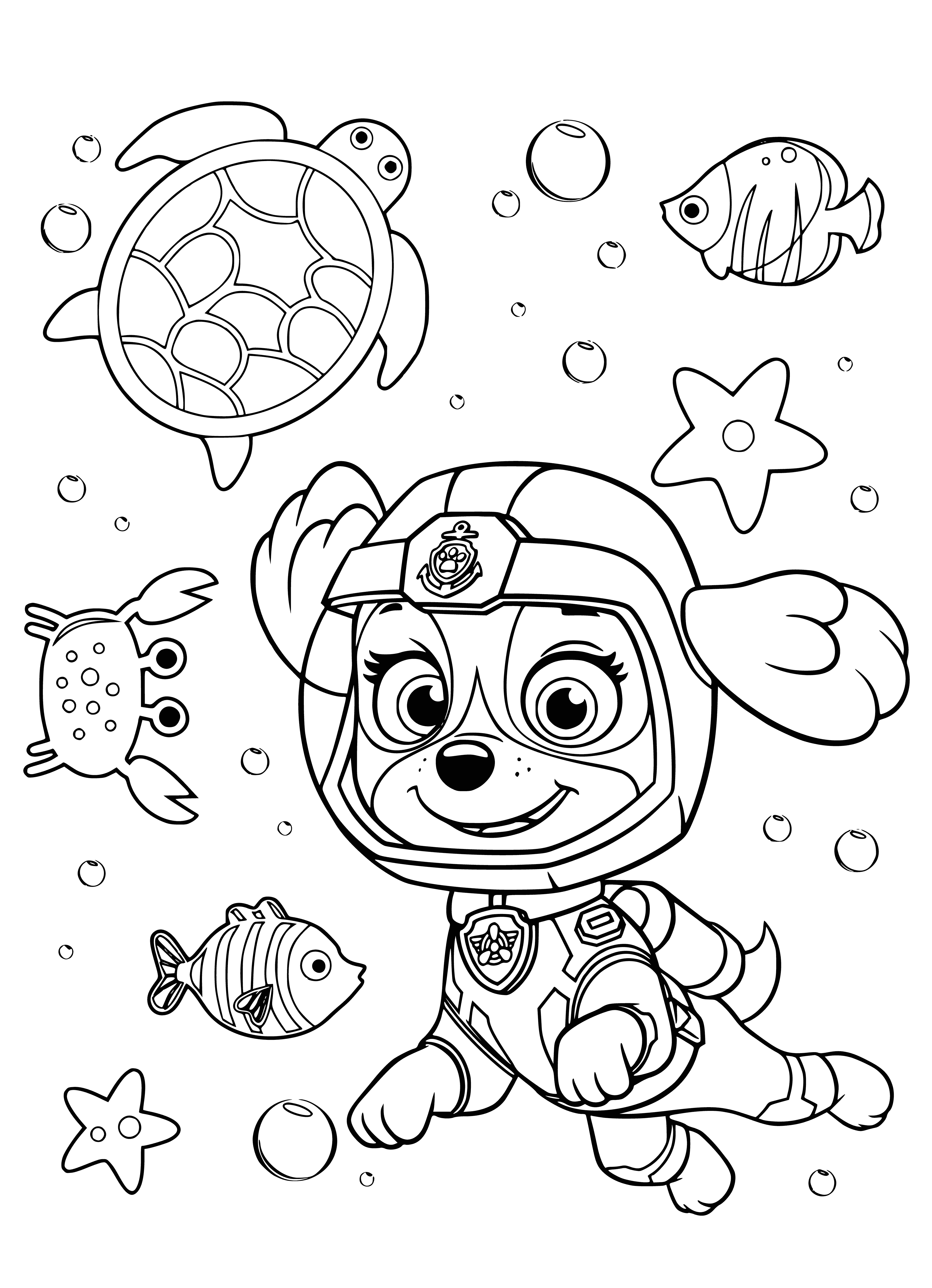 160+ Skye Paw Patrol Coloring Page Ideas for Adventure 40