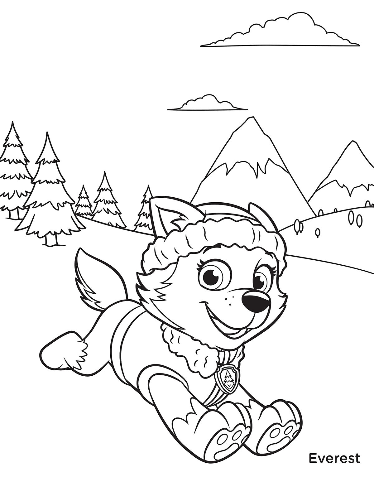 160+ Skye Paw Patrol Coloring Page Ideas for Adventure 41