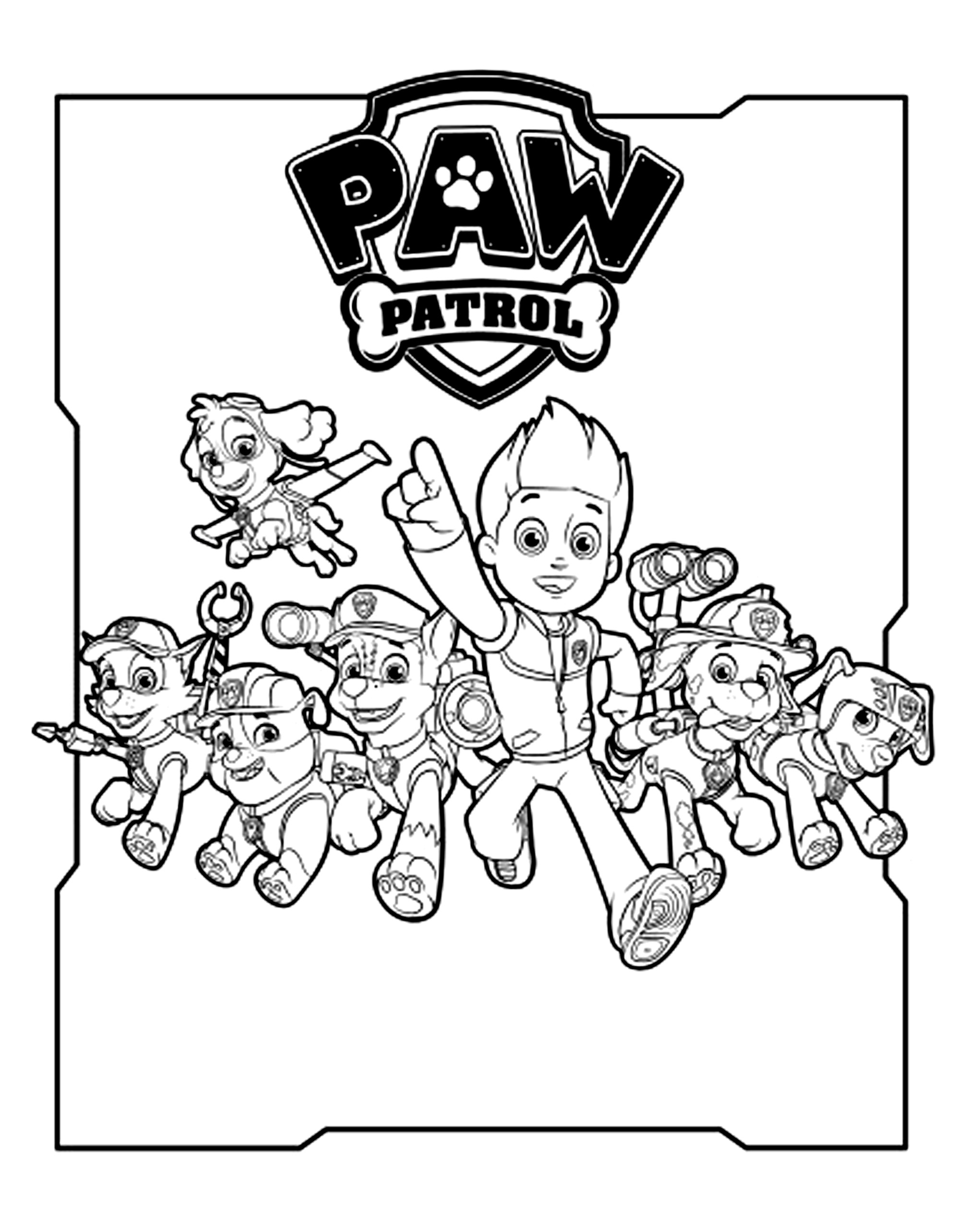 160+ Skye Paw Patrol Coloring Page Ideas for Adventure 73