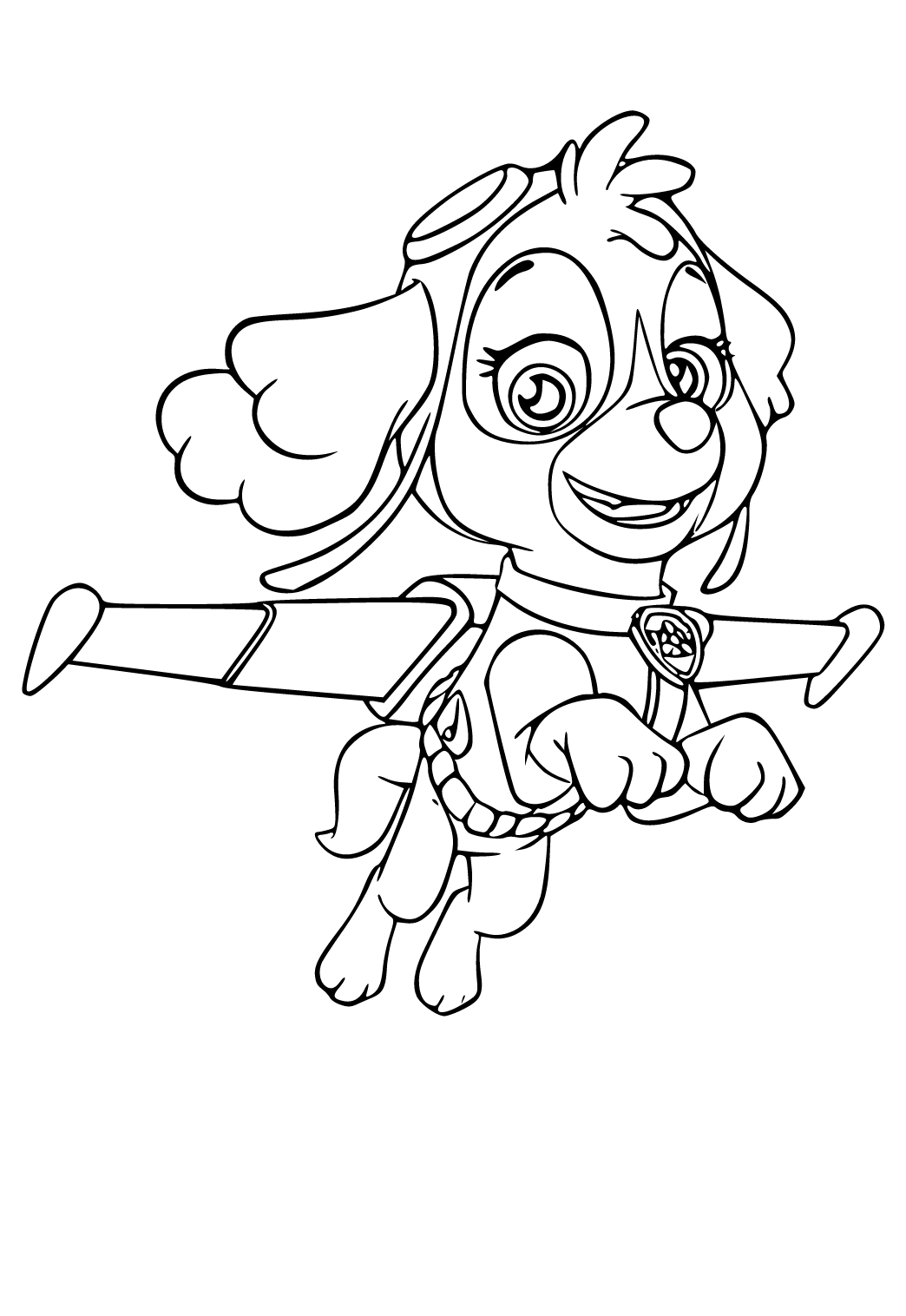 160+ Skye Paw Patrol Coloring Page Ideas for Adventure 88