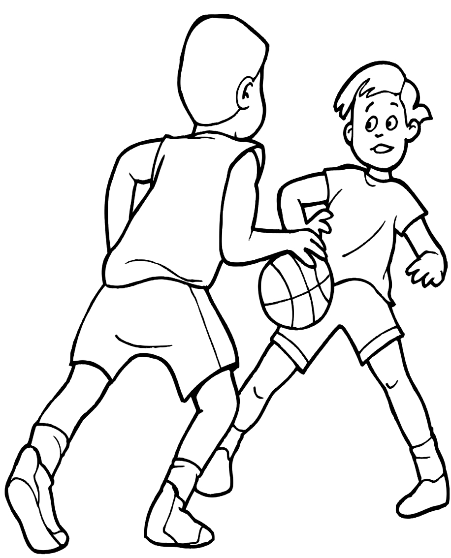 170+ Basketball Coloring Pages 105