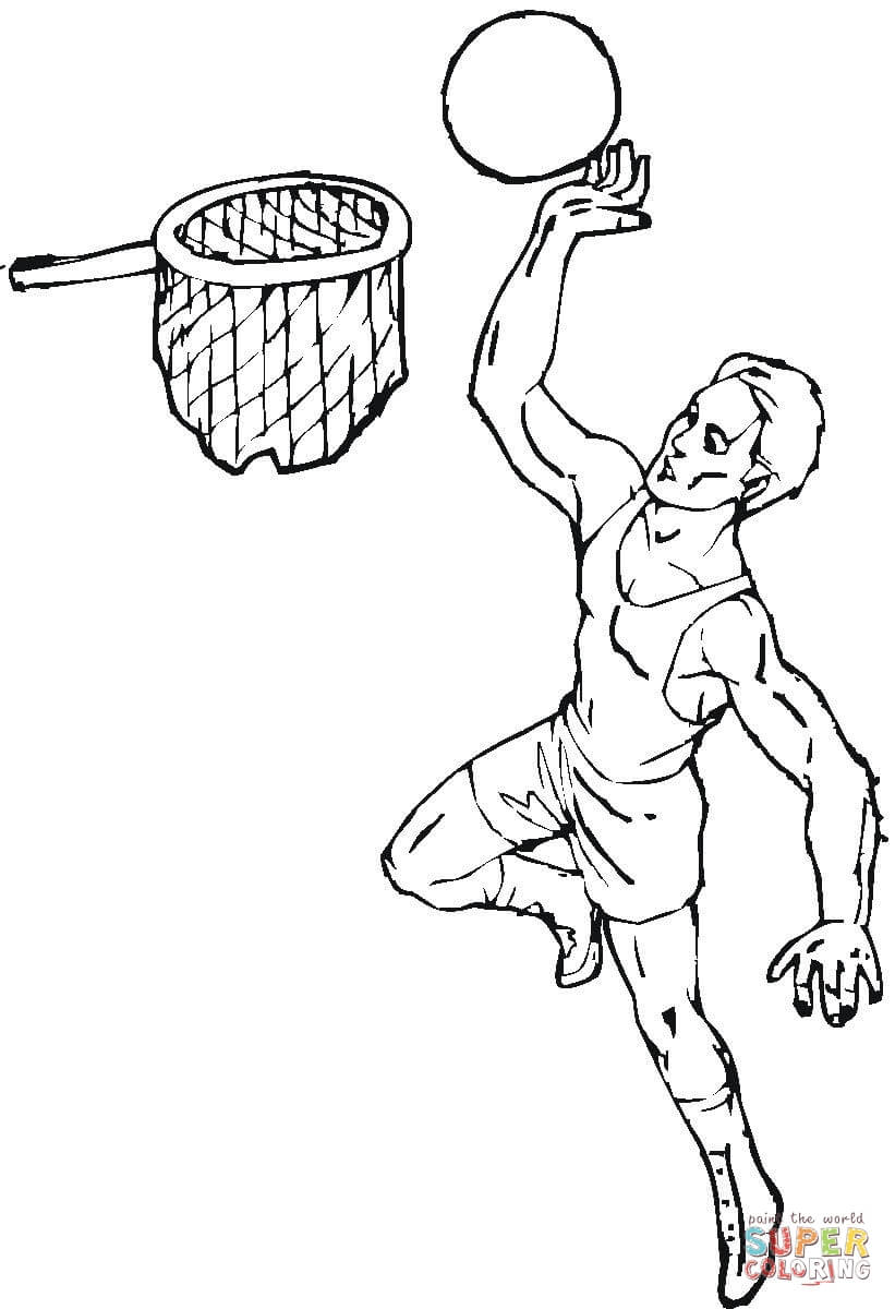 170+ Basketball Coloring Pages 117