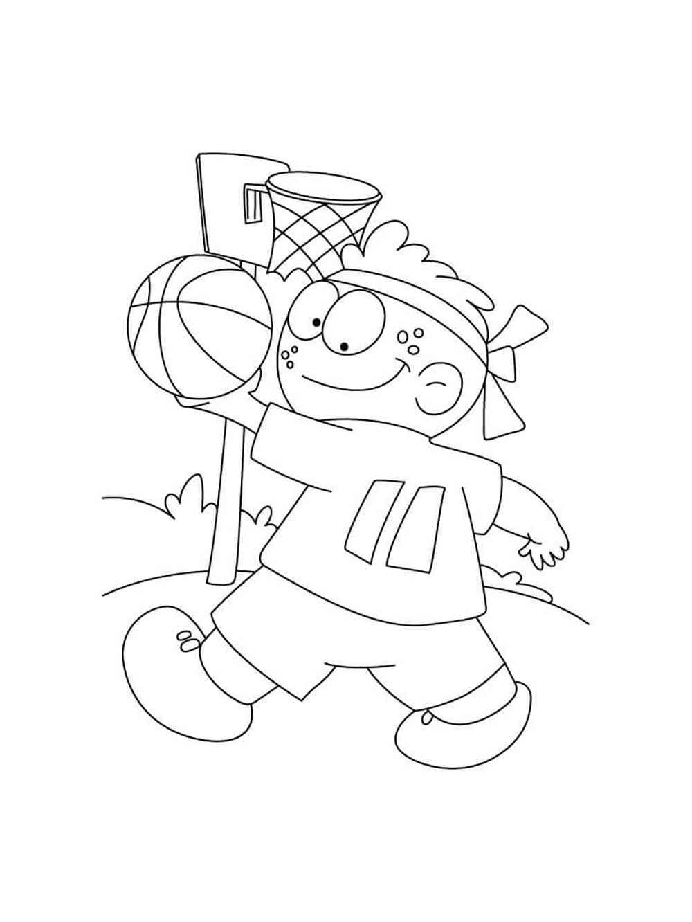 170+ Basketball Coloring Pages 124