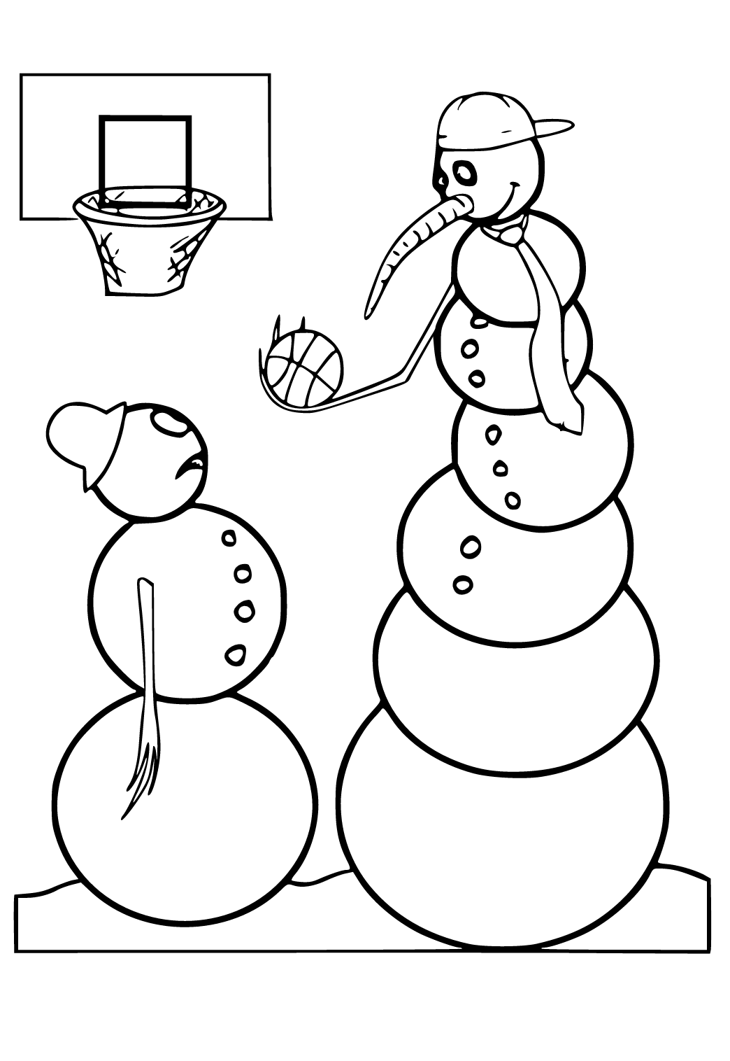 170+ Basketball Coloring Pages 129