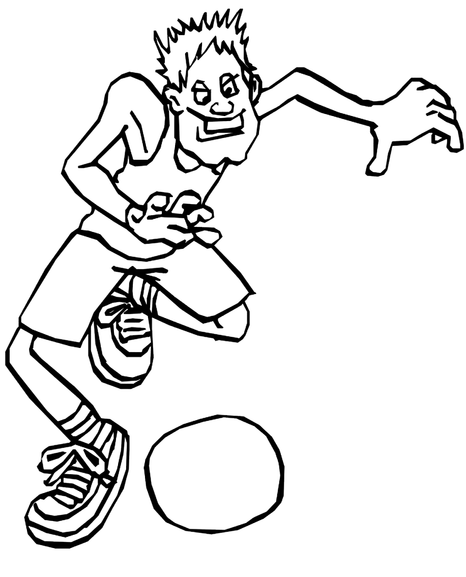 170+ Basketball Coloring Pages 138