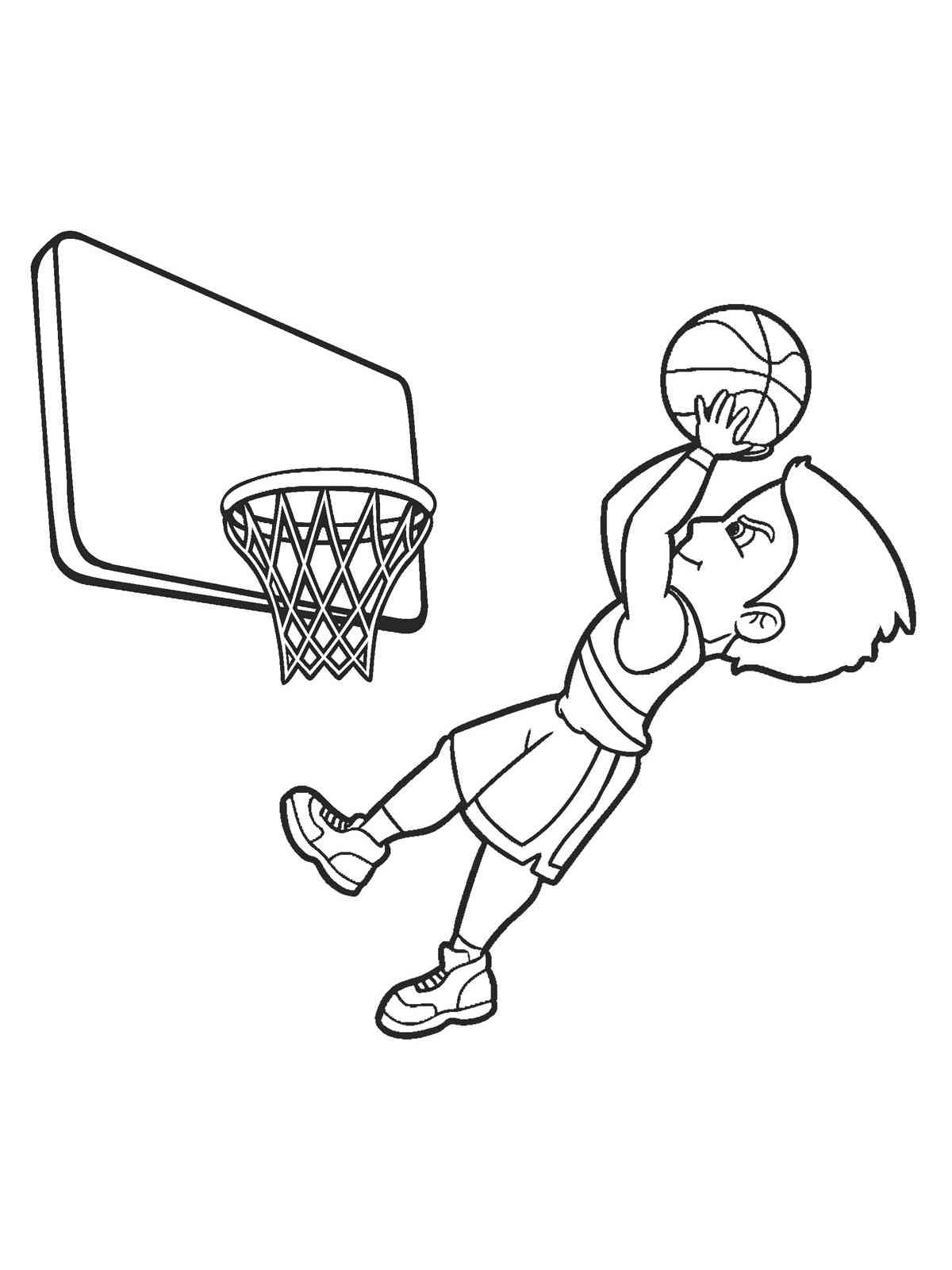 170+ Basketball Coloring Pages 148