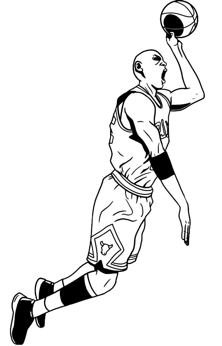 170+ Basketball Coloring Pages 155