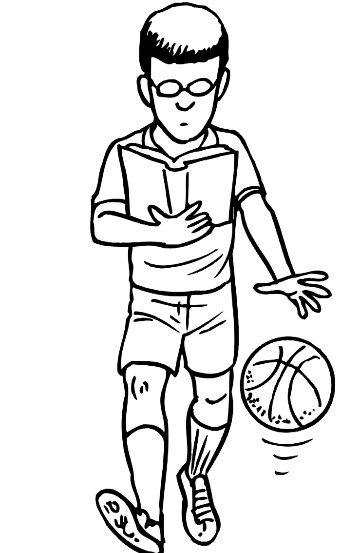 170+ Basketball Coloring Pages 158