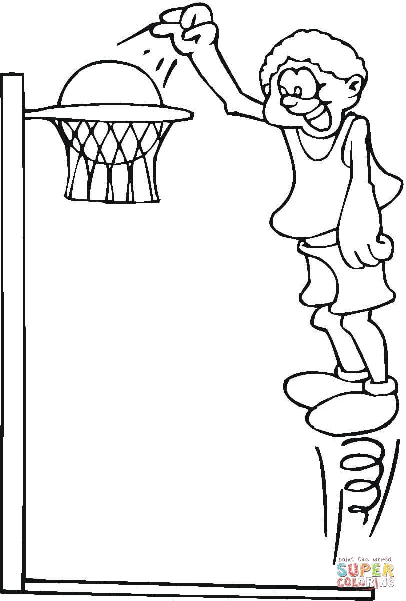 170+ Basketball Coloring Pages 159