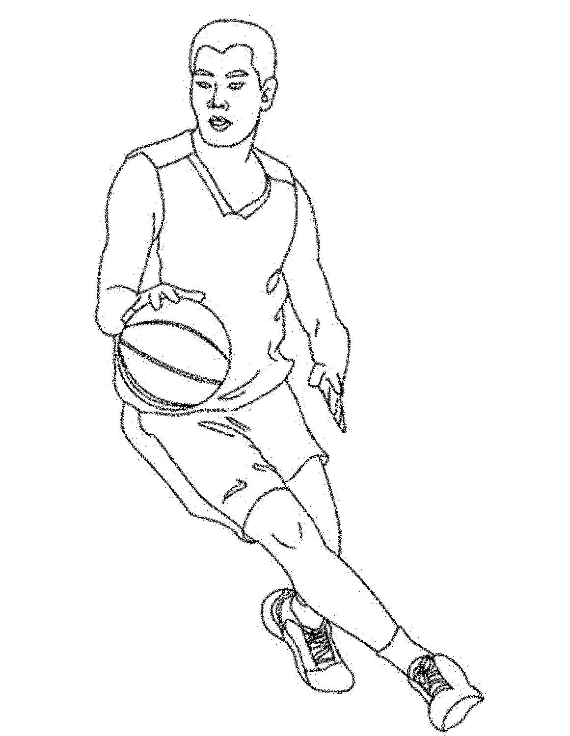 170+ Basketball Coloring Pages 17