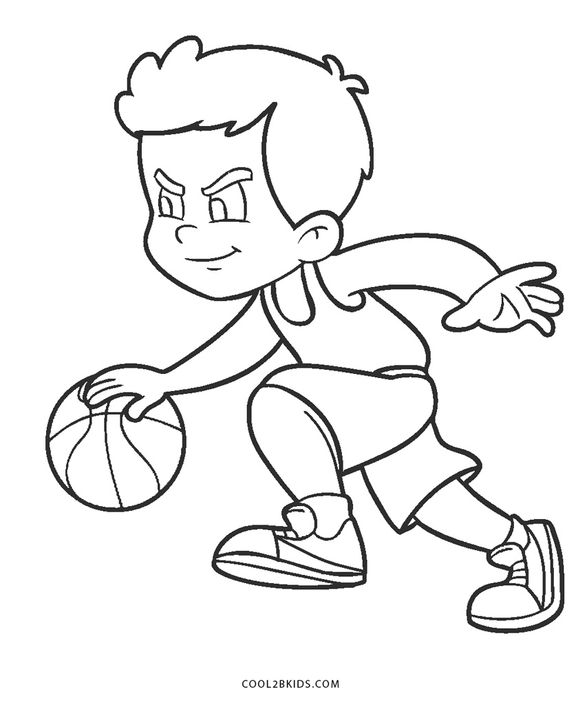 170+ Basketball Coloring Pages 19