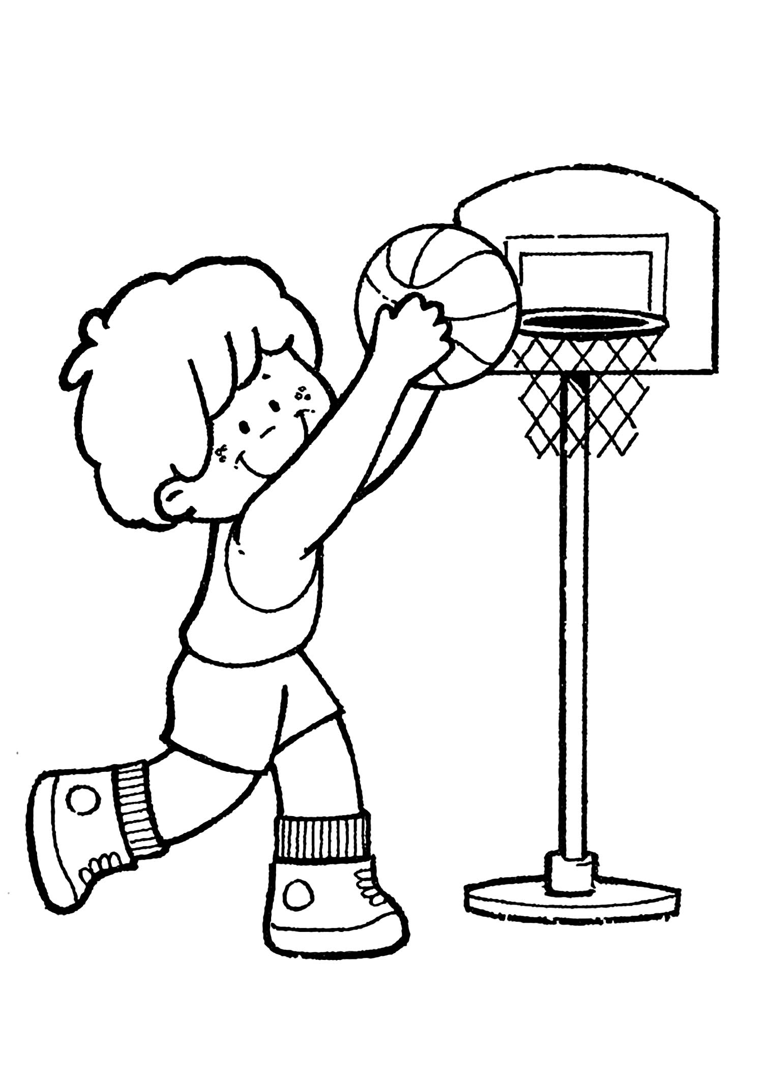 170+ Basketball Coloring Pages 29