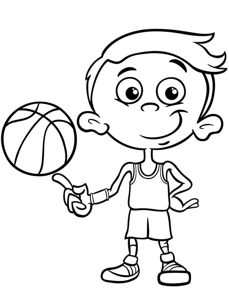 170+ Basketball Coloring Pages 33