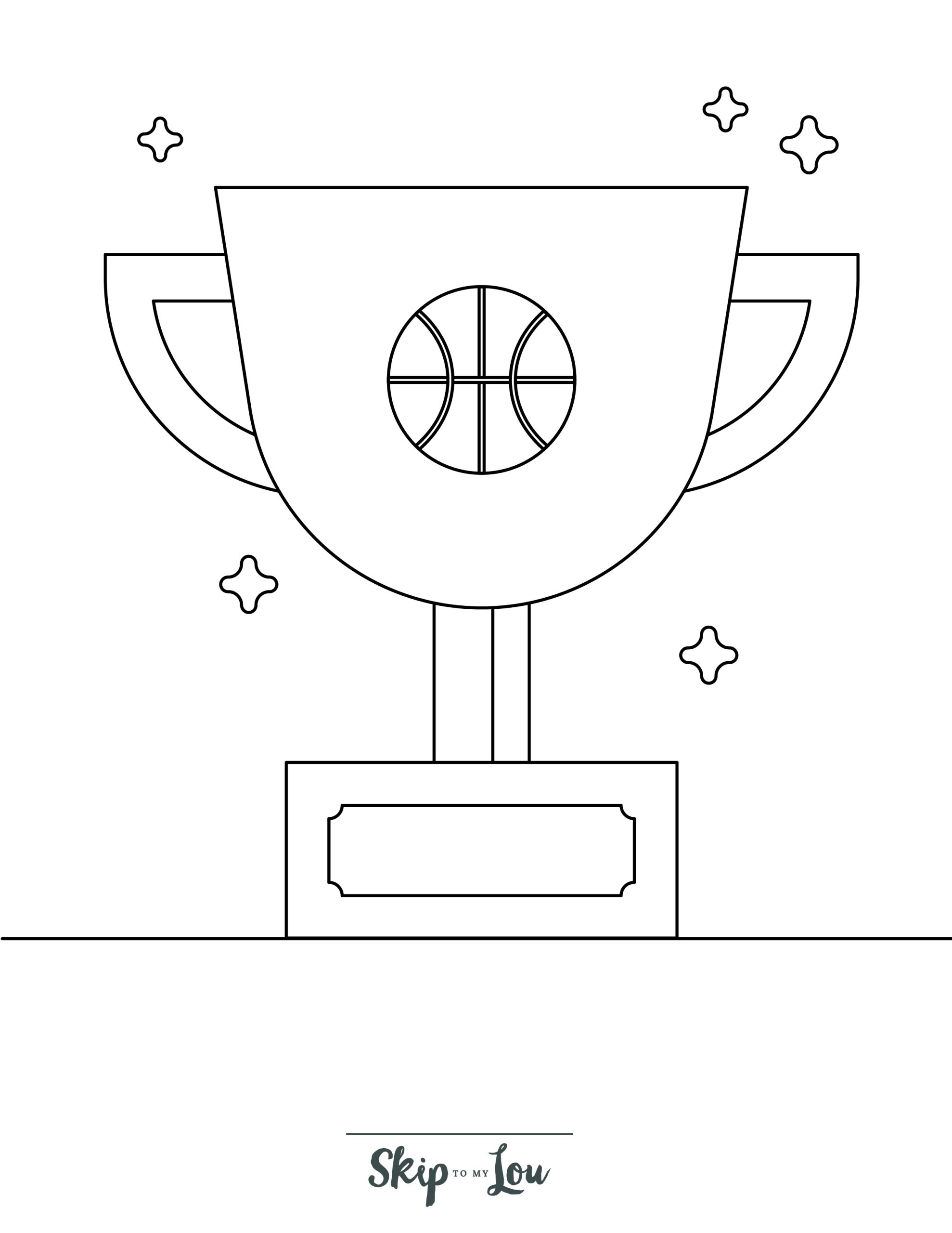 170+ Basketball Coloring Pages 38