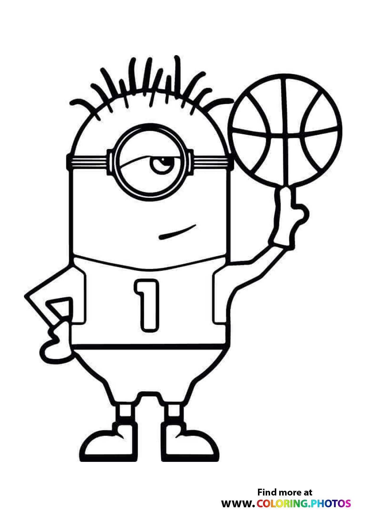 170+ Basketball Coloring Pages 41