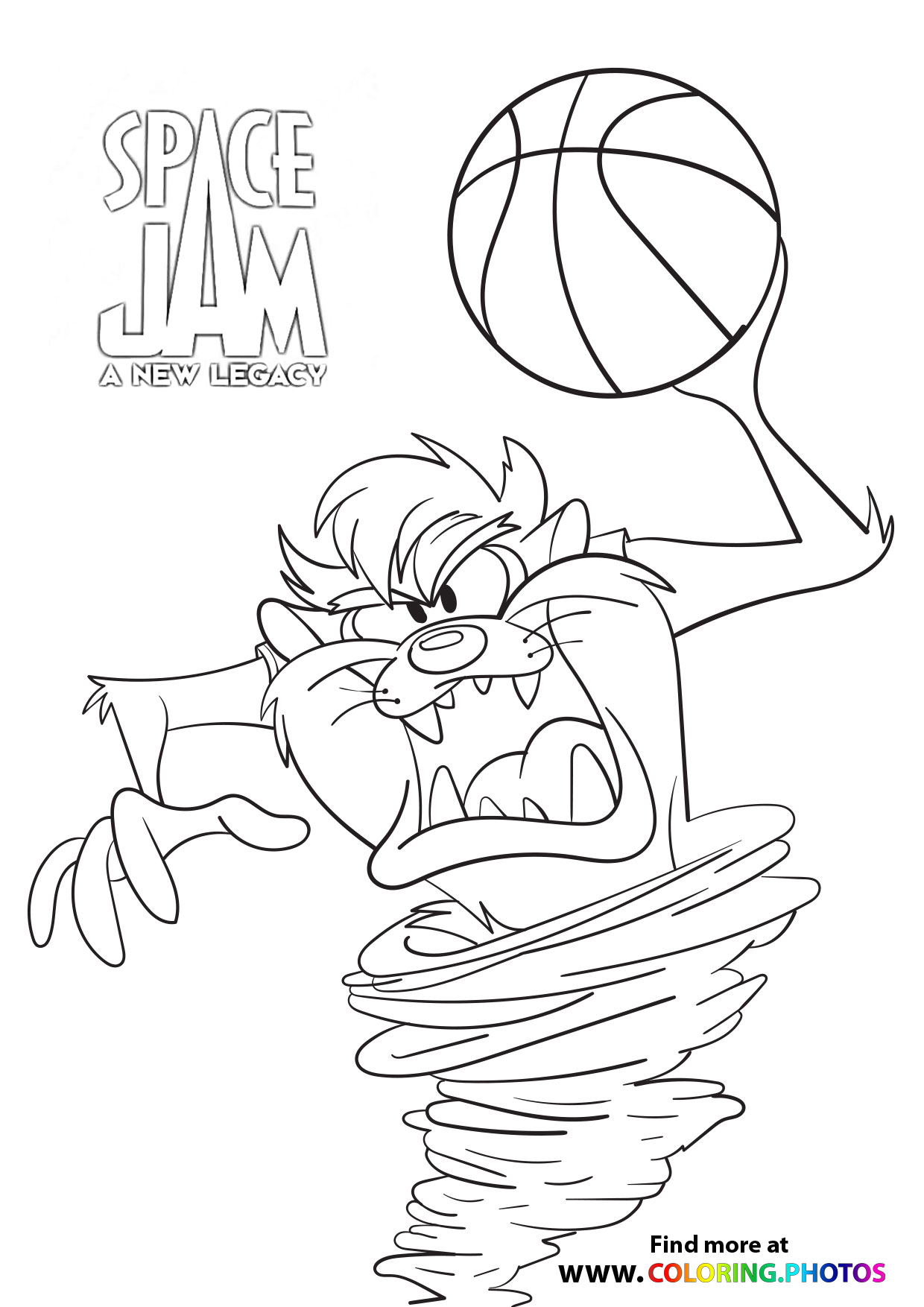 170+ Basketball Coloring Pages 43