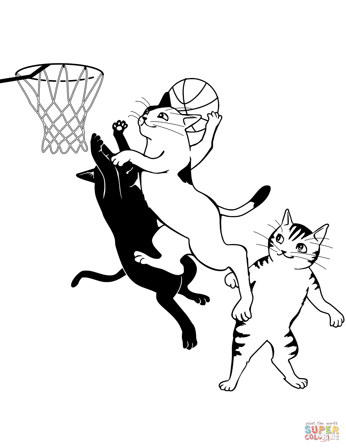 170+ Basketball Coloring Pages 44