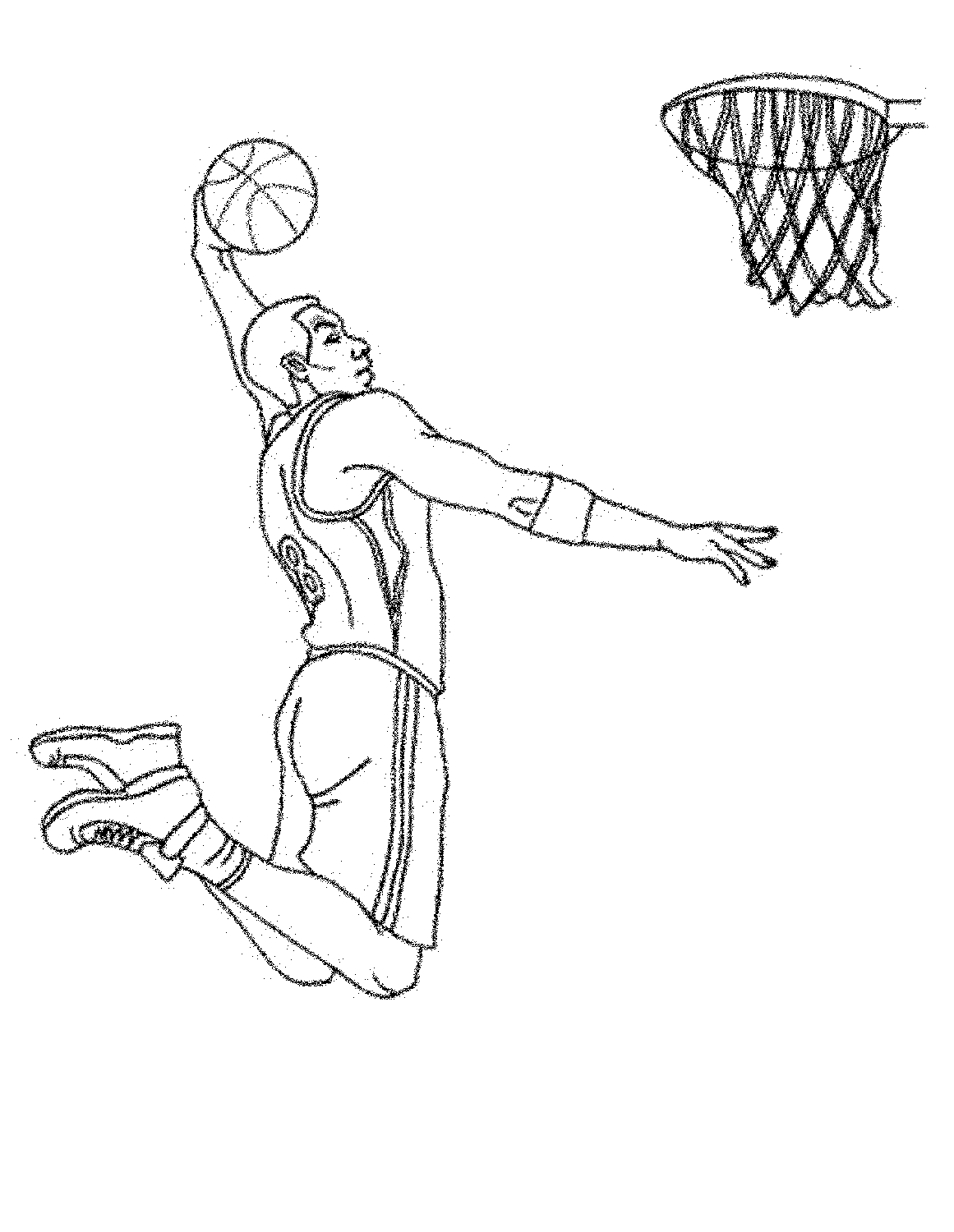 170+ Basketball Coloring Pages 50