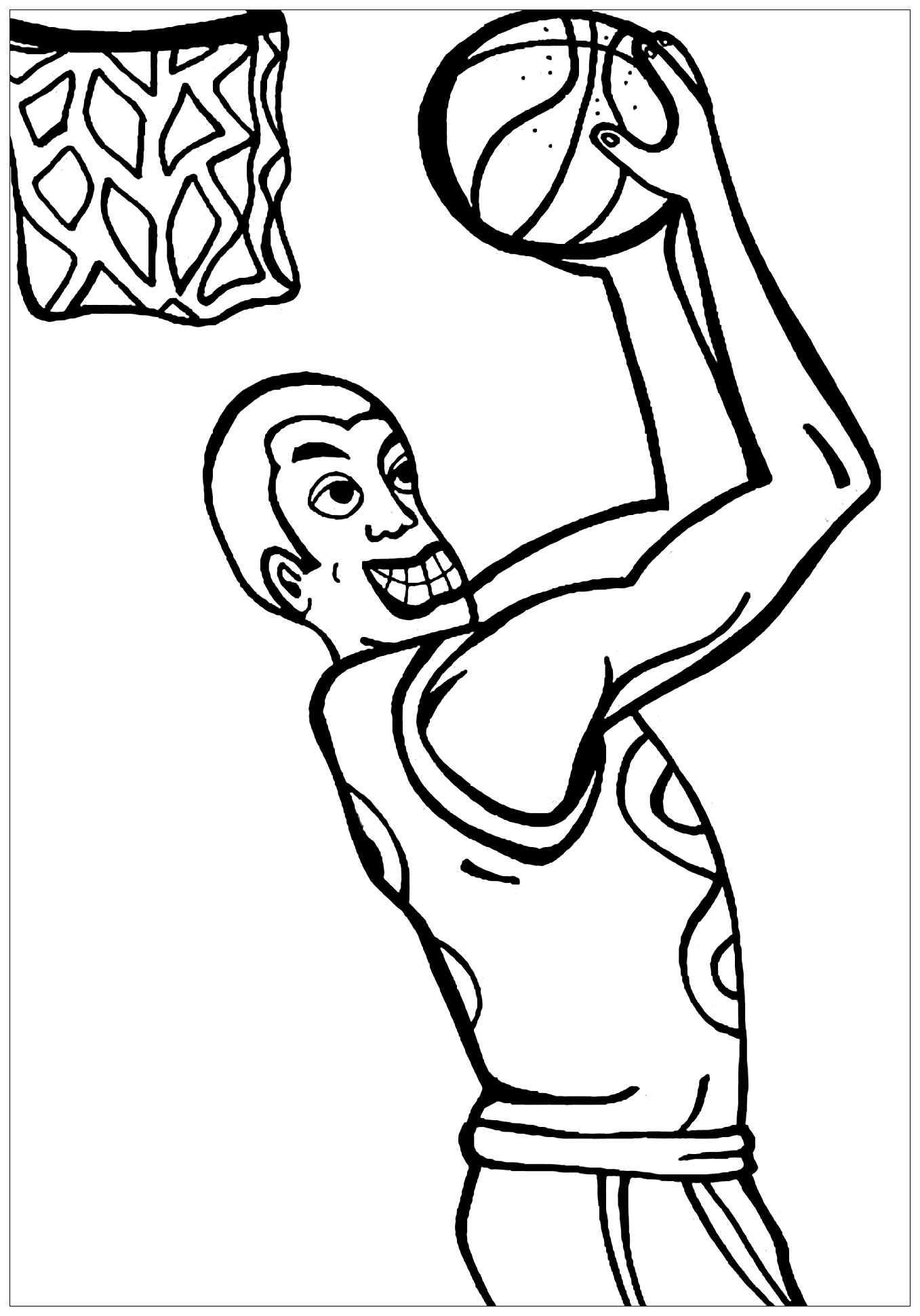 170+ Basketball Coloring Pages 52