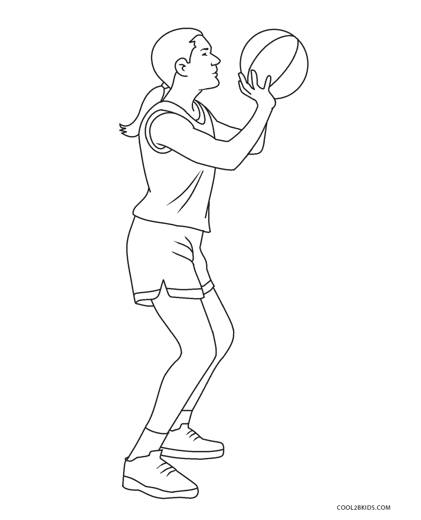 170+ Basketball Coloring Pages 55