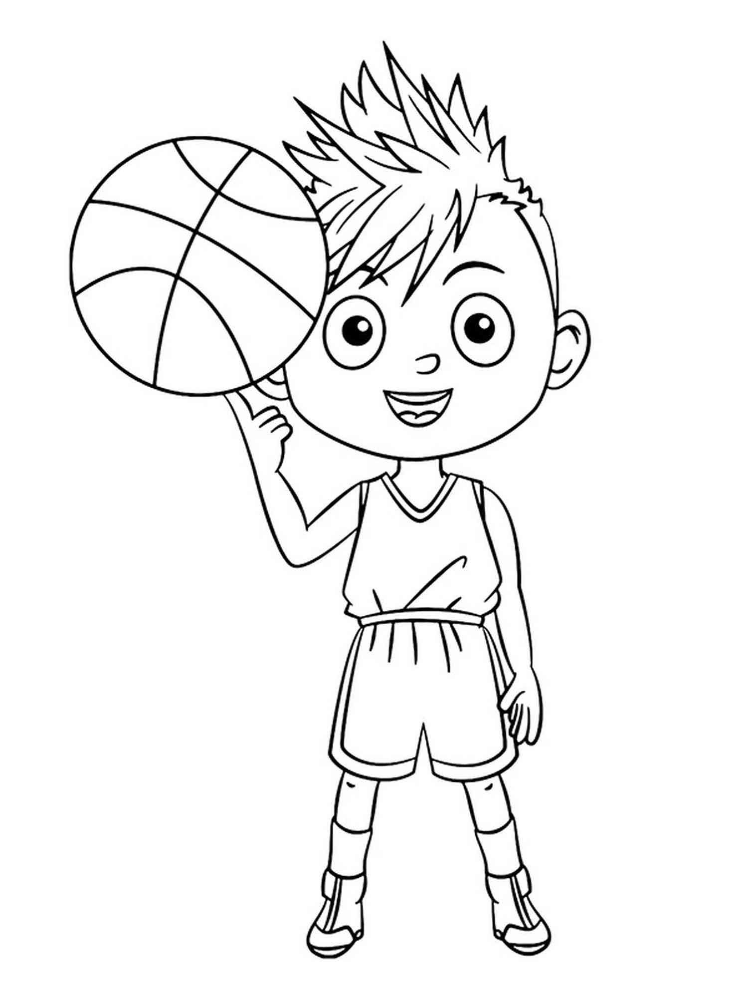 170+ Basketball Coloring Pages 61