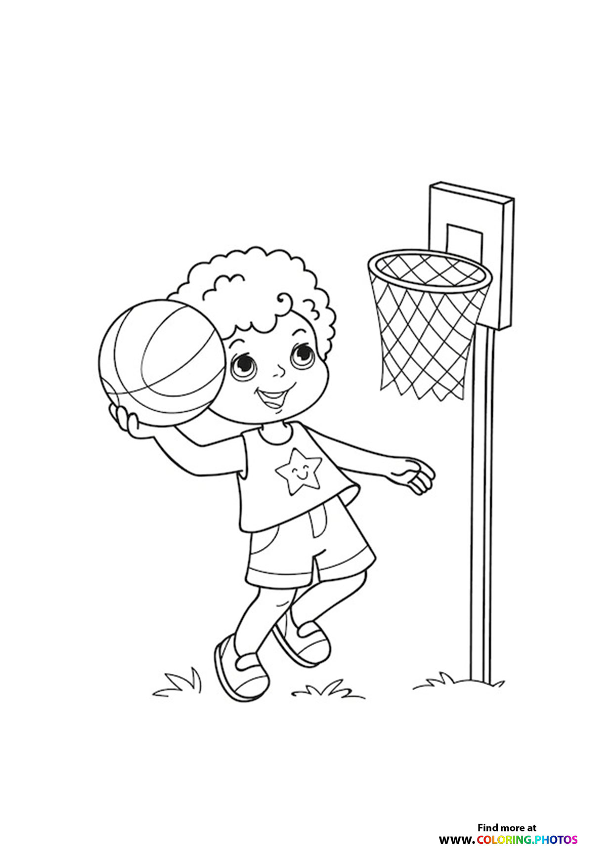 170+ Basketball Coloring Pages 70