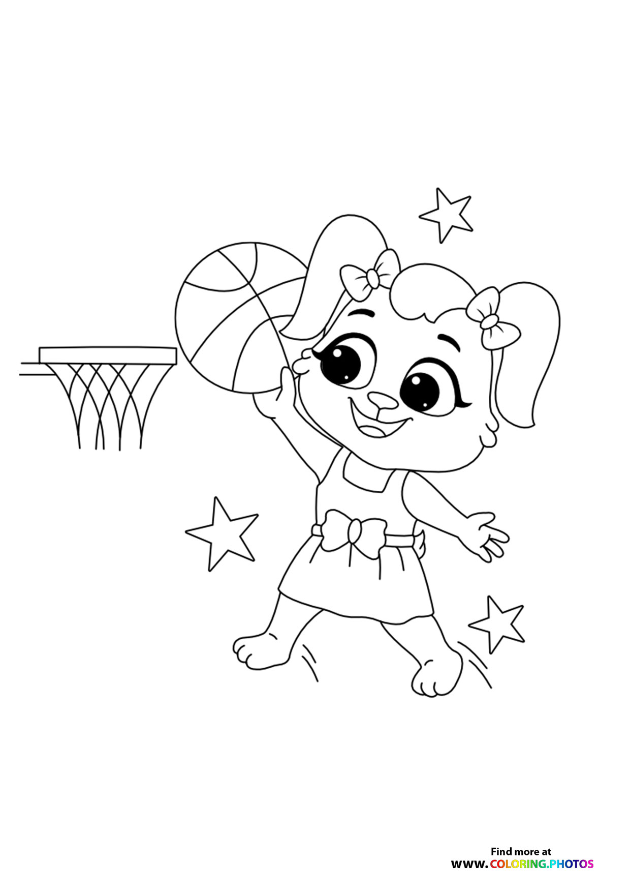 170+ Basketball Coloring Pages 71