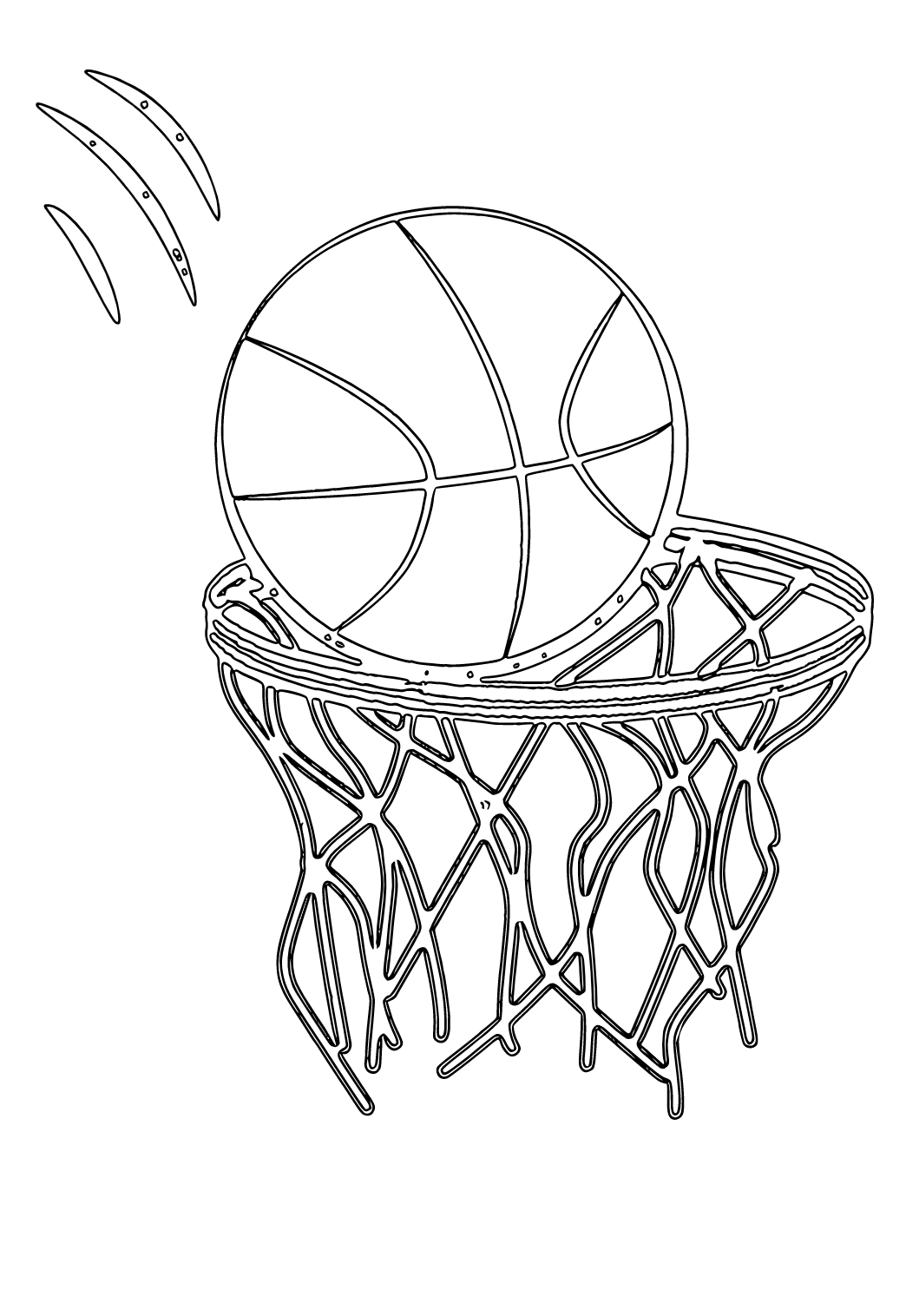 170+ Basketball Coloring Pages 73