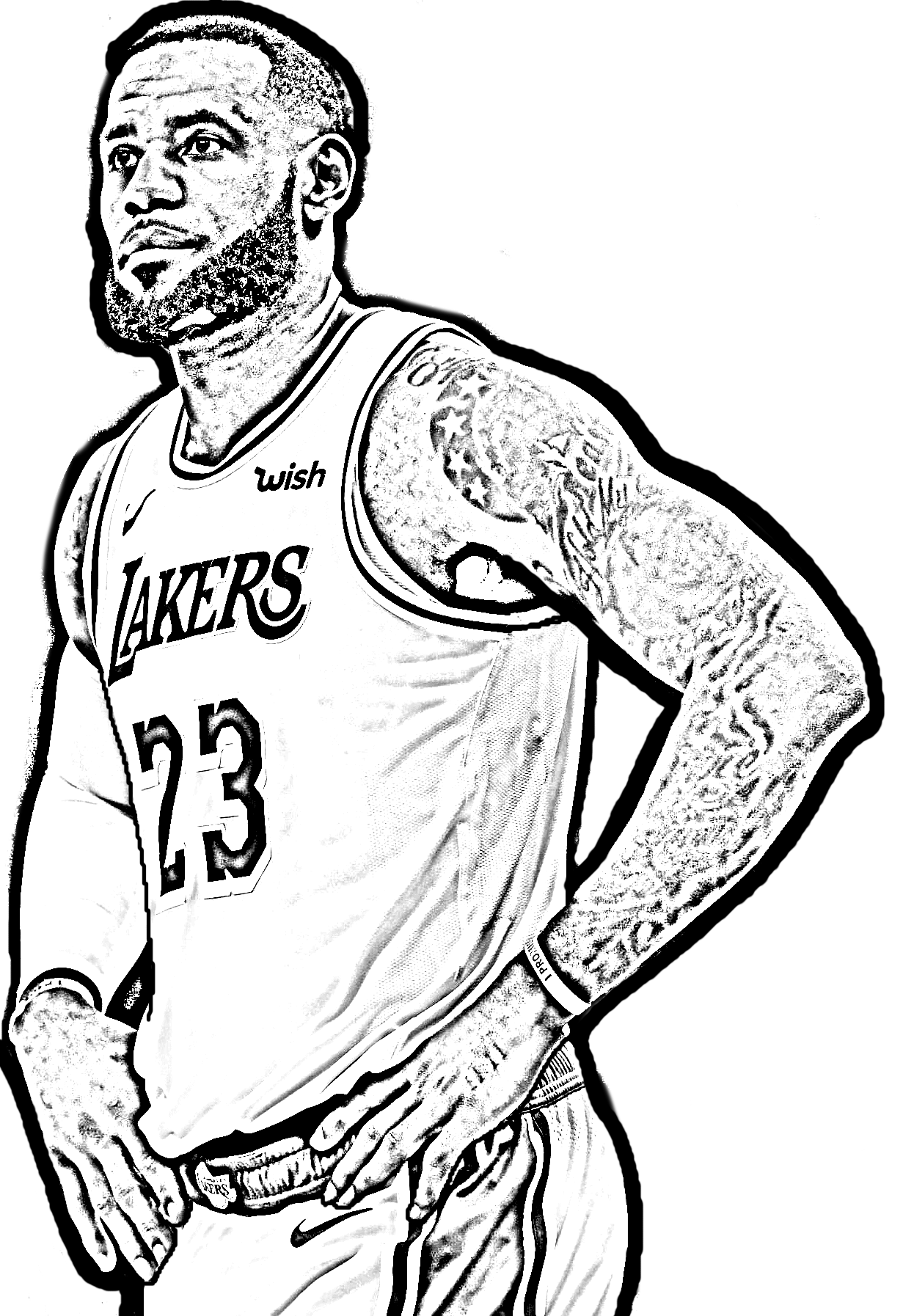 170+ Basketball Coloring Pages 8