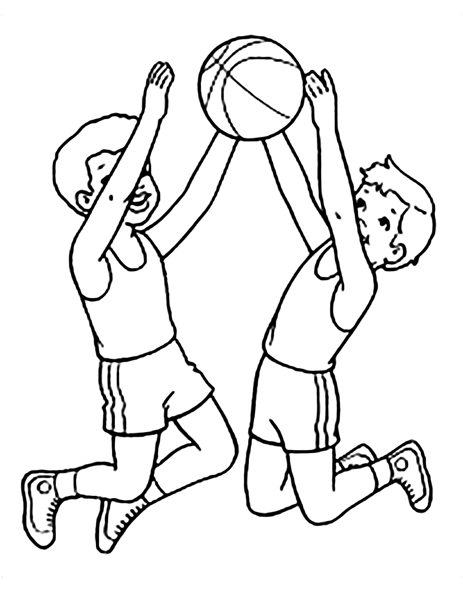 170+ Basketball Coloring Pages 84