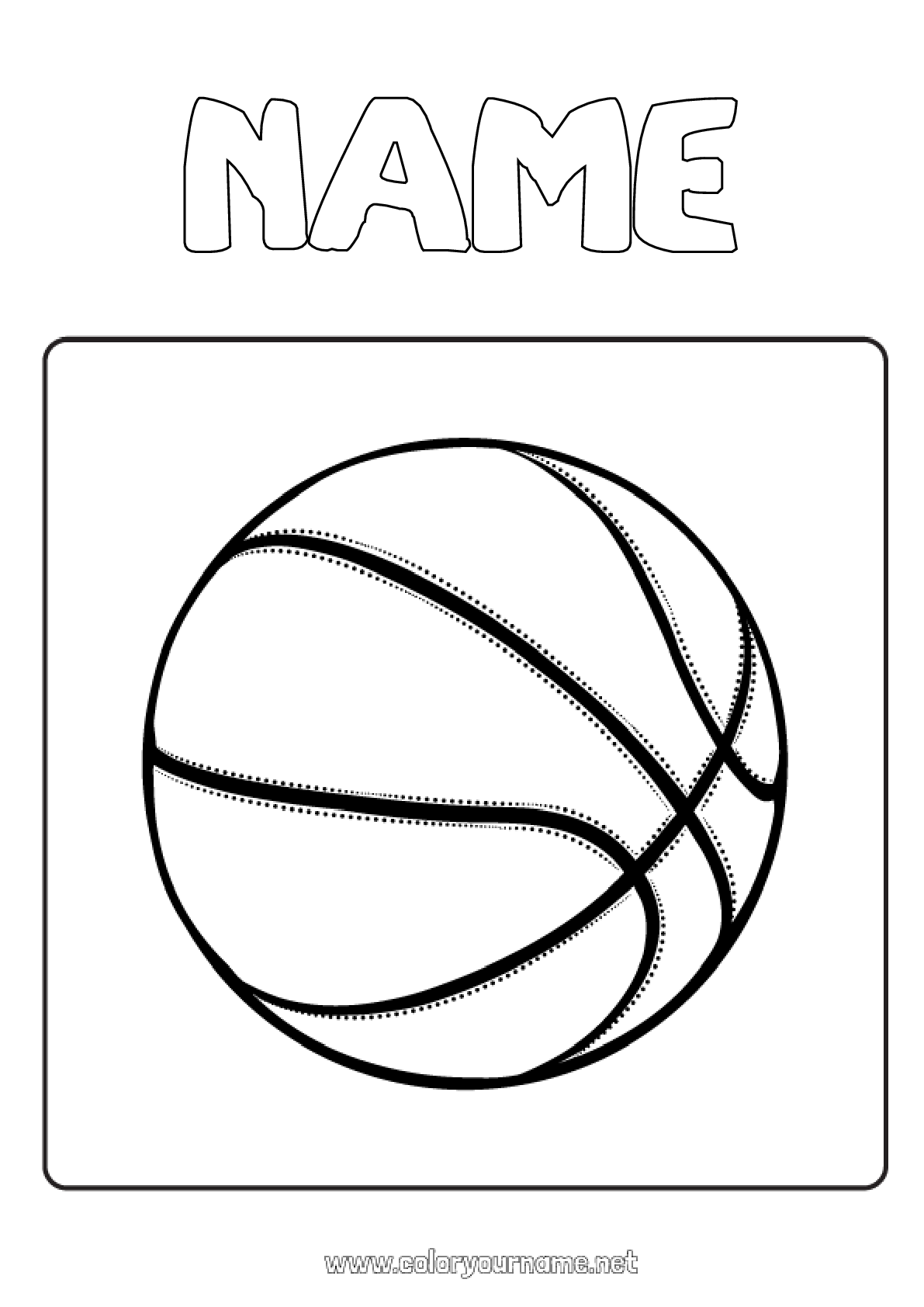 170+ Basketball Coloring Pages 91