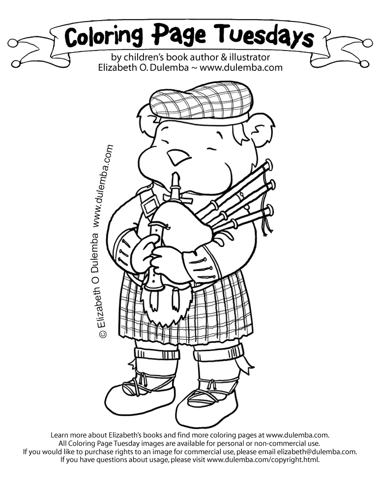 171 Scotland Coloring Pages Printable 103