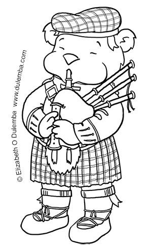 171 Scotland Coloring Pages Printable 21