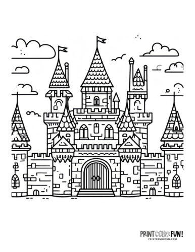 scotland coloring pages printable jpg