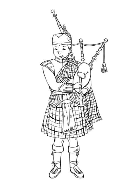 171 Scotland Coloring Pages Printable 46