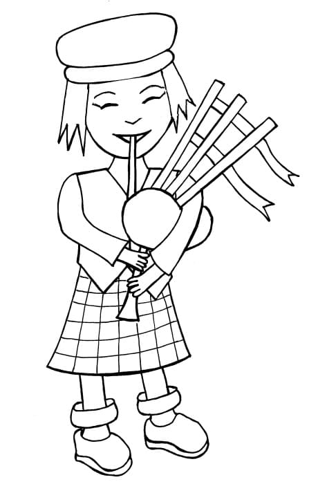 171 Scotland Coloring Pages Printable 47