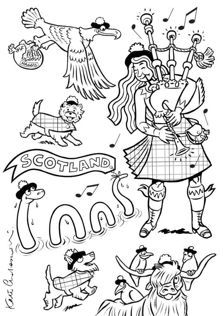 171 Scotland Coloring Pages Printable 91