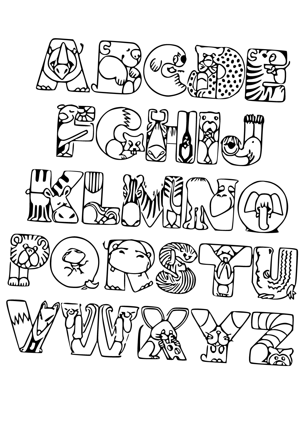 181+ Alphabet Wars Coloring Pages Printable 131