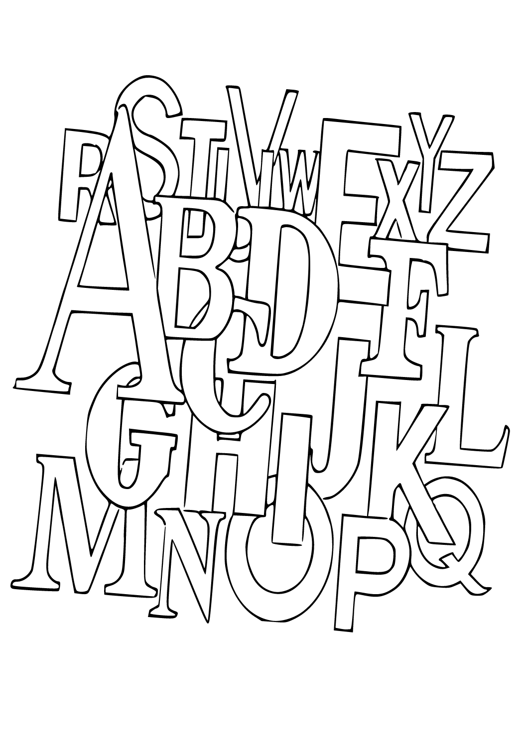 181+ Alphabet Wars Coloring Pages Printable 31