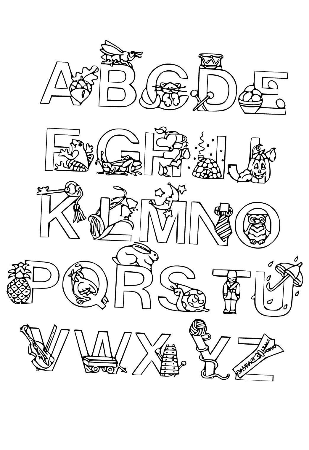 181+ Alphabet Wars Coloring Pages Printable 93