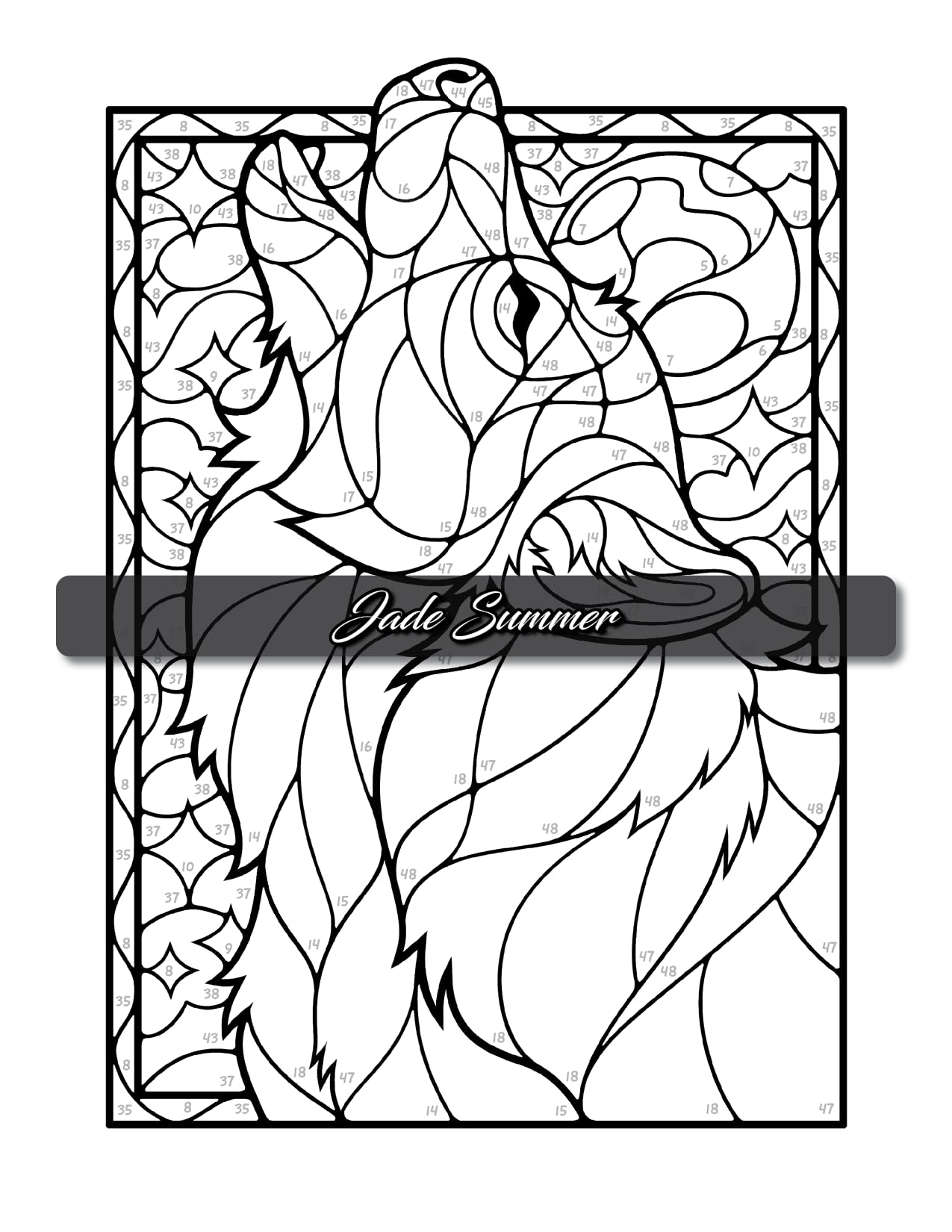 193 Summer Coloring by Numbers Printable 104