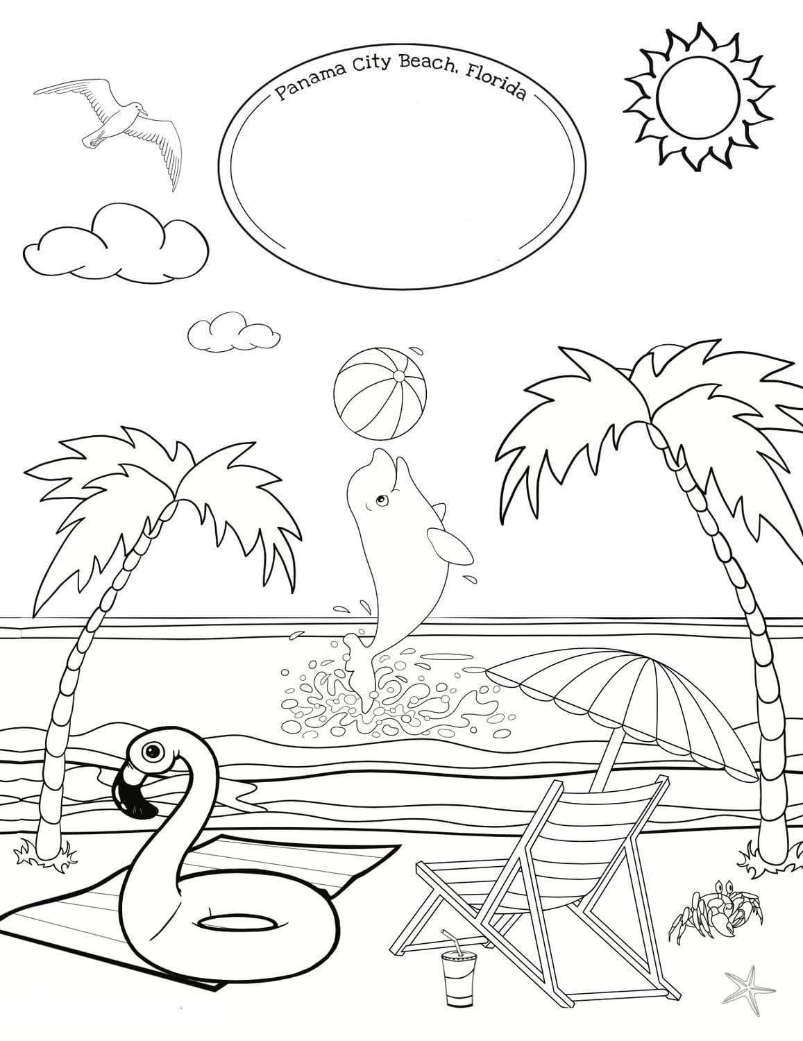 summer coloring by numbers printable jpg