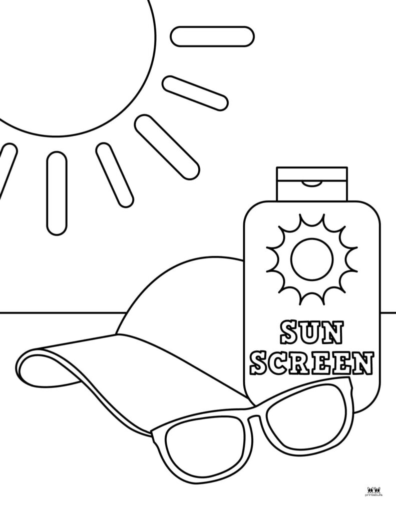 summer coloring by numbers printable jpg