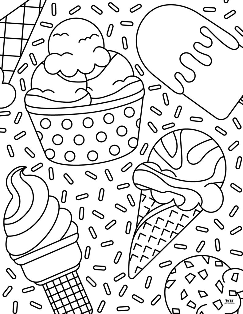 193 Summer Coloring by Numbers Printable 193